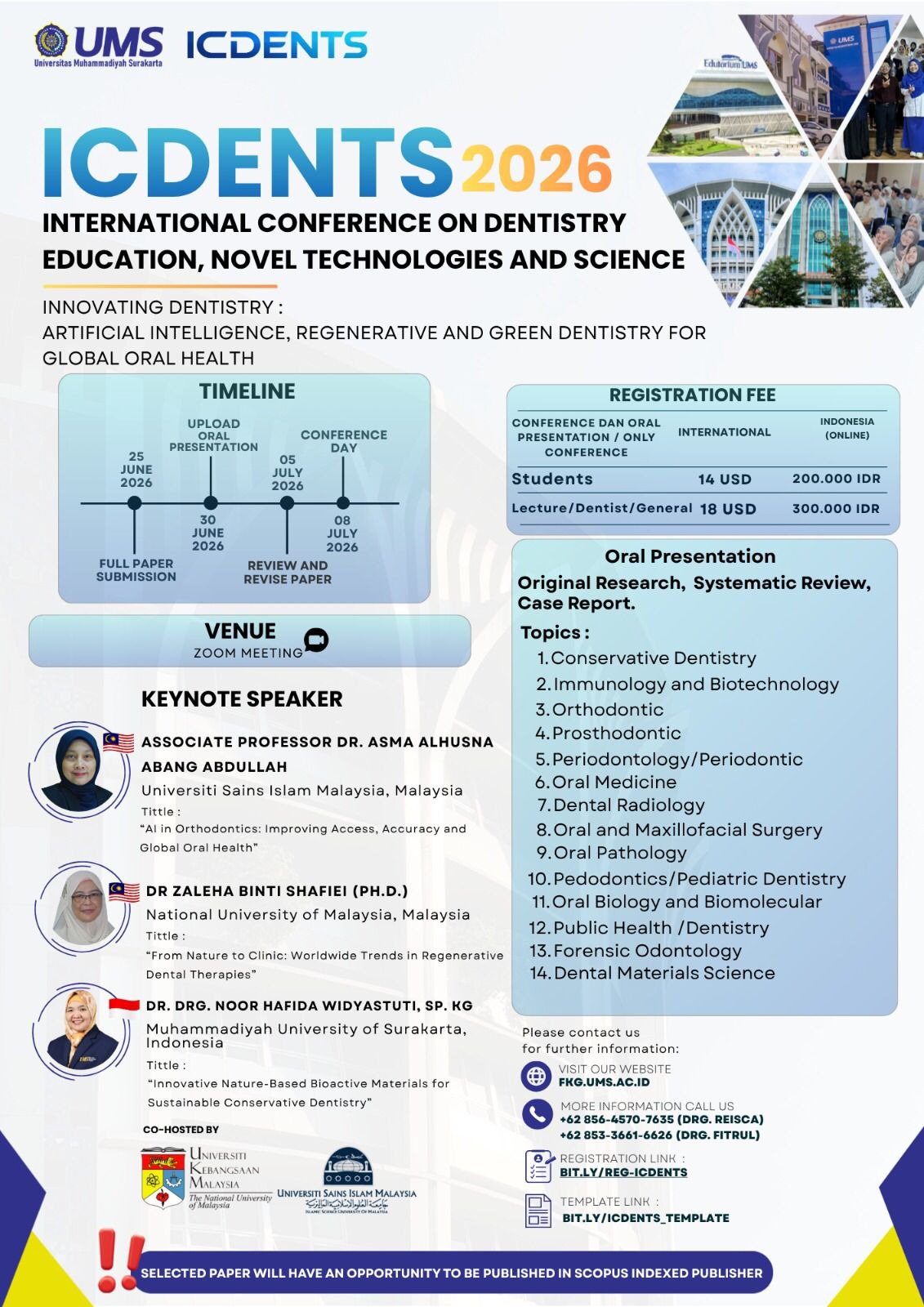The 1st ICDENTS