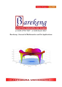 BAREKENG : Jurnal ilmu Matematika dan Terapan